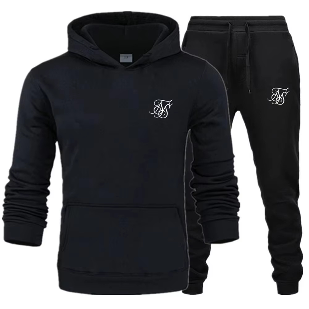 Outdoor Sport Outfit - Men Brand New 2‑Piece Tracksuit Fashion