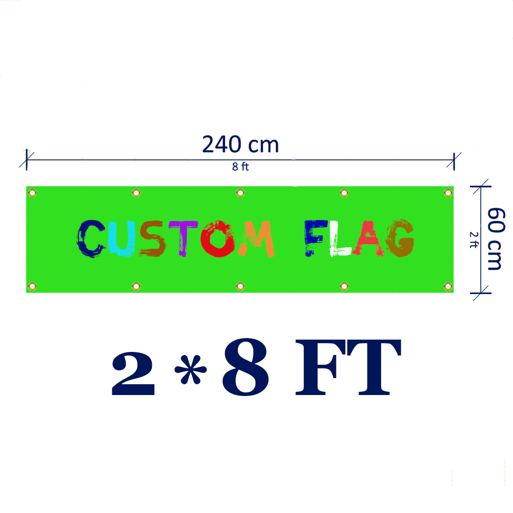 Outdoor Sport Club - Tùy Chỉnh 2x8FT Biểu Ngữ 60X240cm