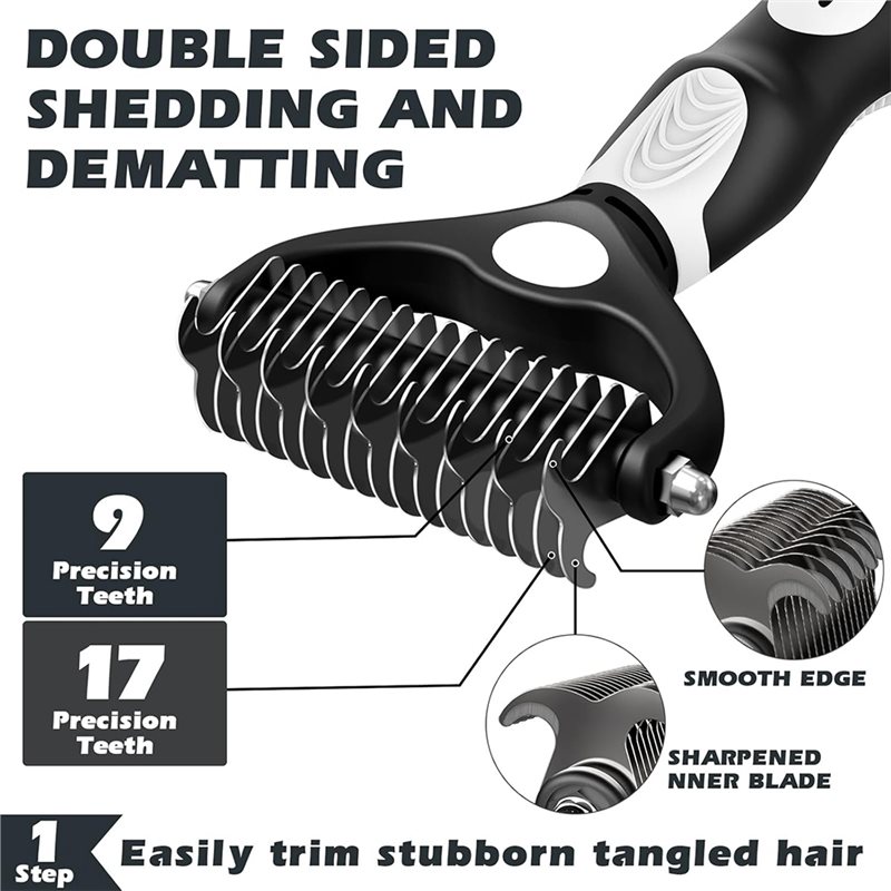 NEW HOT In Stock-3PCS For Dogs - đánh giá và giá Grooming Kit Horse