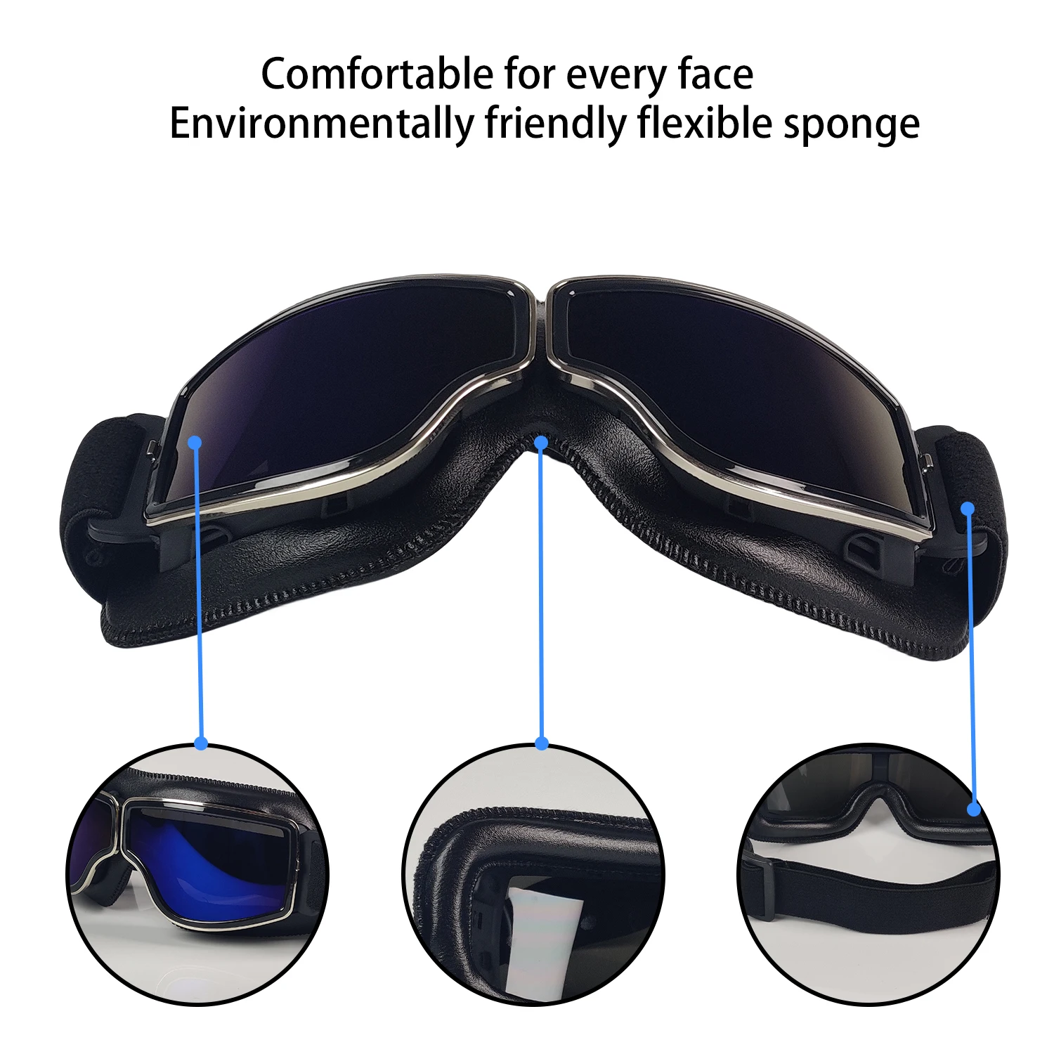 Motorcycle Glasses - Windproof - đánh giá và giá Equestrian Helmet