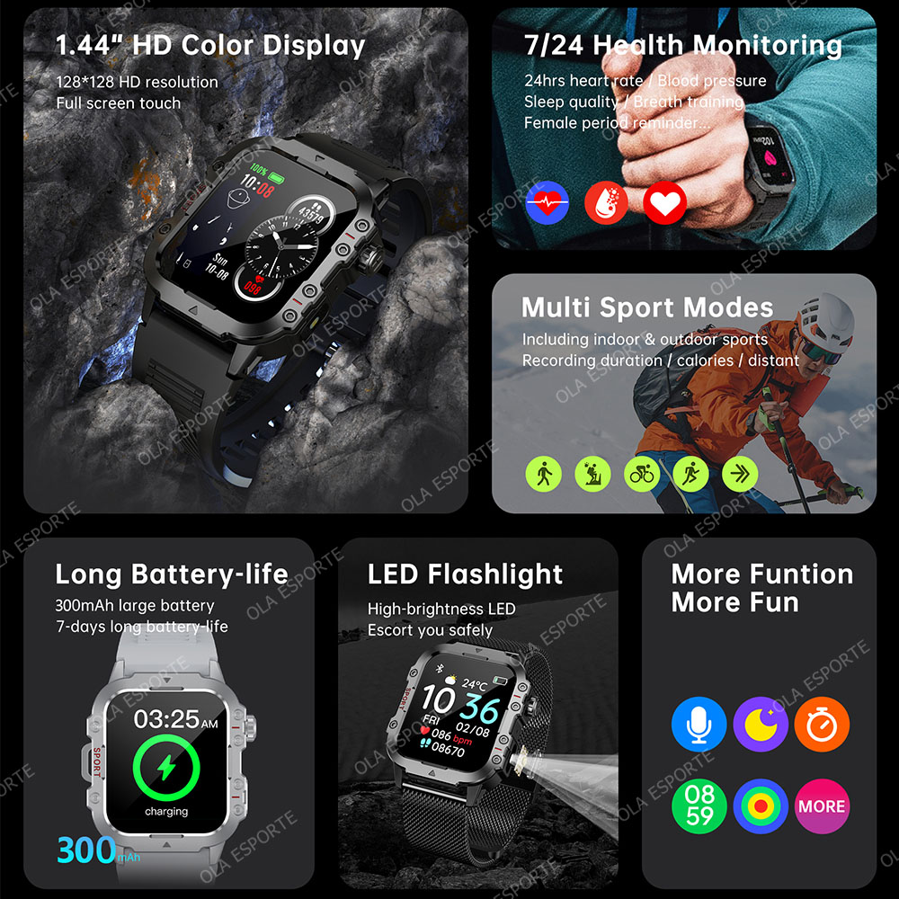 New Arrivals Men's Smart Watch - đánh giá và giá Outdoor Sport Day