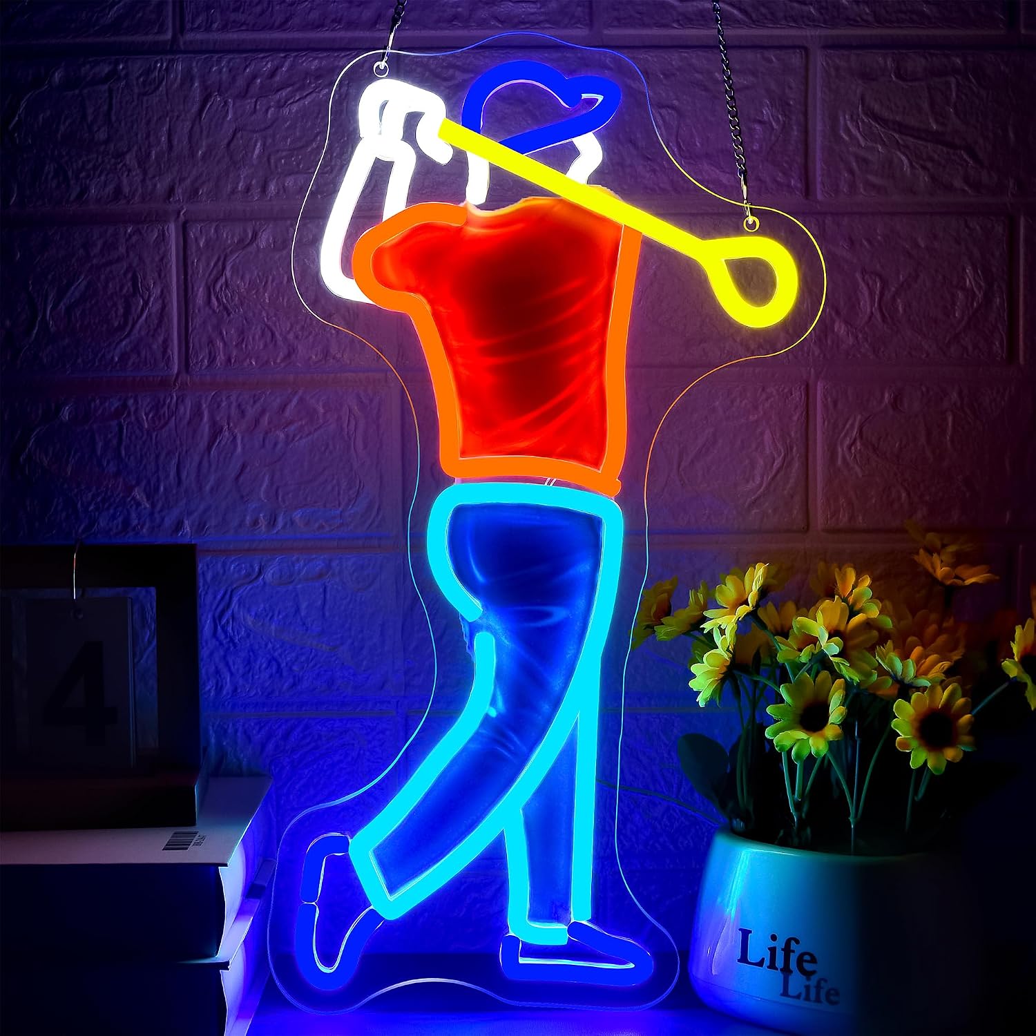 Golfer Swing Neon Sign USB Pow - đánh giá và giá Outdoor Sport Club