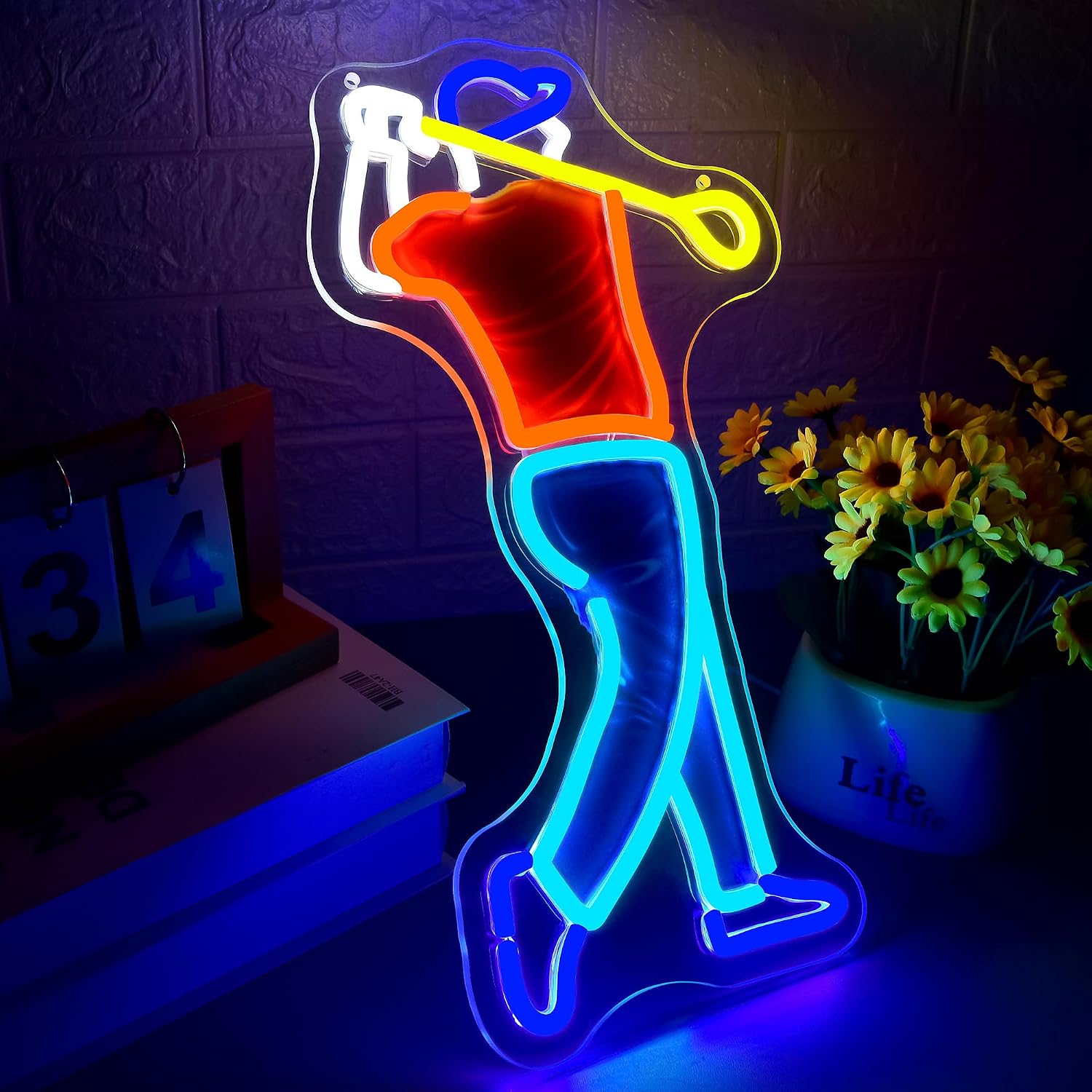 Golfer Swing Neon Sign USB Pow - đánh giá và giá Outdoor Sport Club