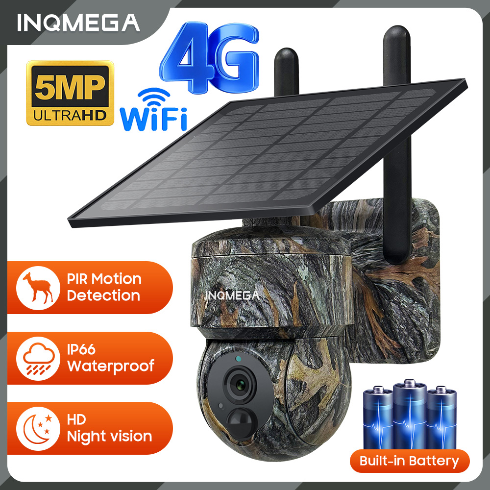 INQMEGA 5MP 4G / WIFI Solar Wi - đánh giá và giá Outdoor Sport Camera