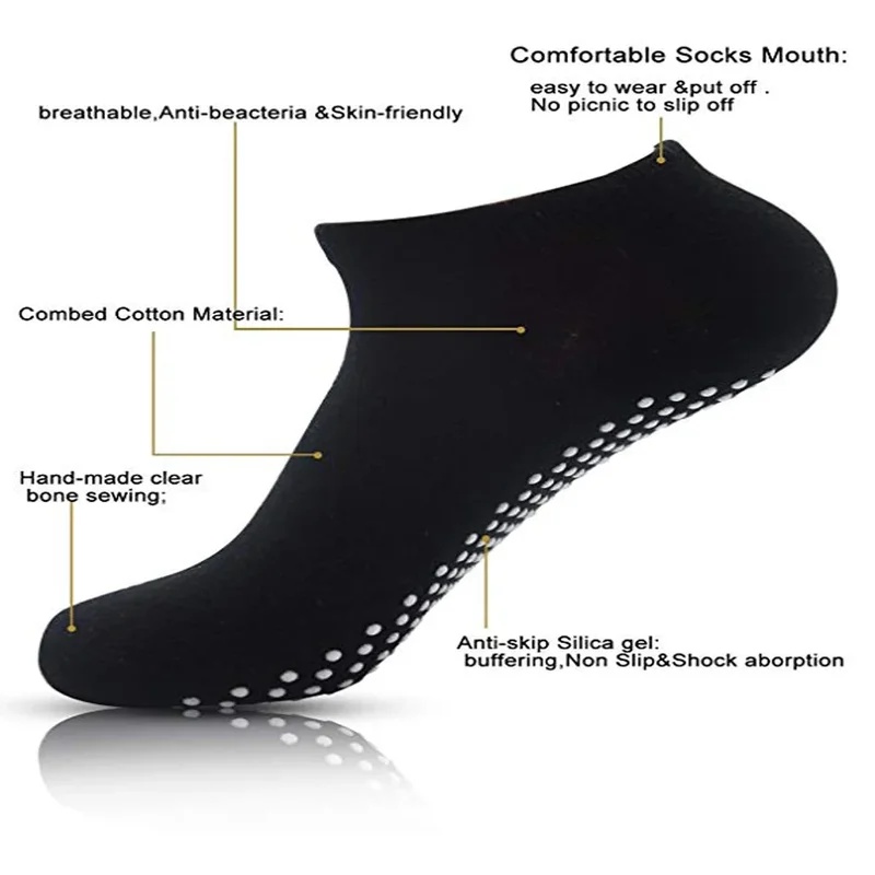 1-2 pairs Women Anti-Slip Sock - đánh giá và giá Trampoline Park Sock