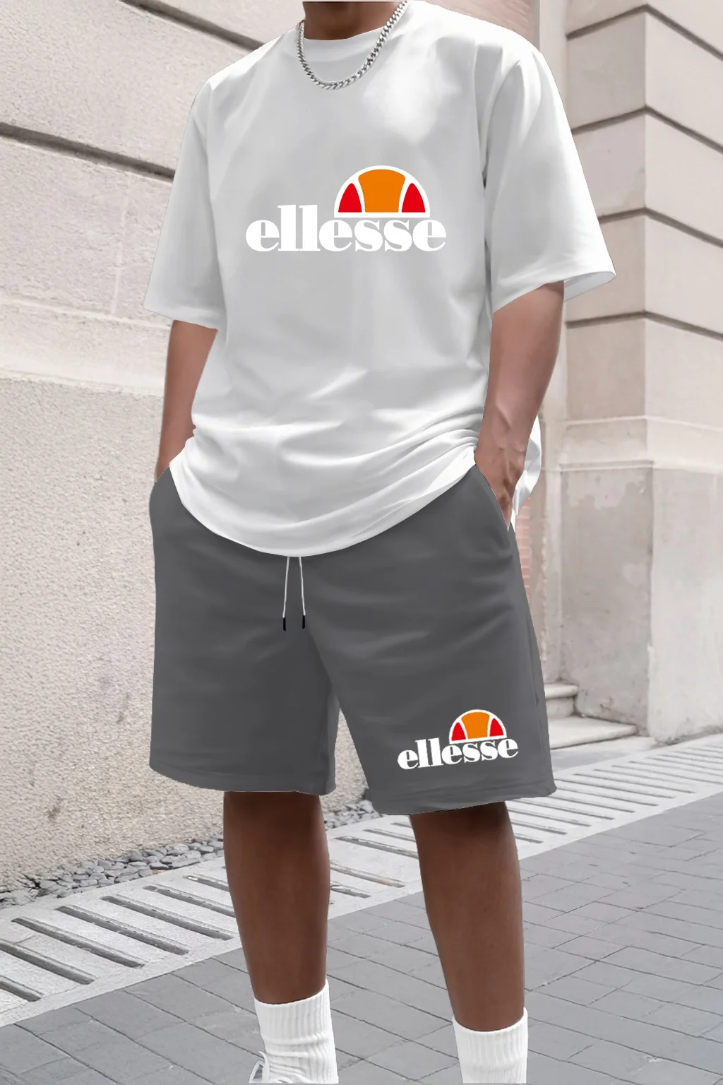 2026 Summer New Men Casual Cre - đánh giá và giá Outdoor Sport Outfit