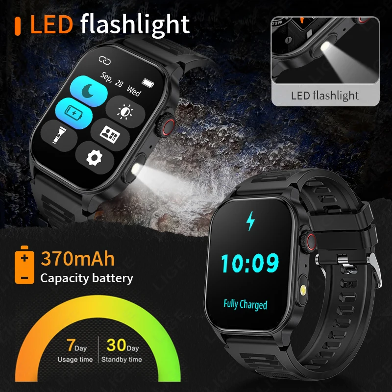 LIGE 2026 Outdoor Smart Watch  - đánh giá và giá Definition Of Outdoor Sport