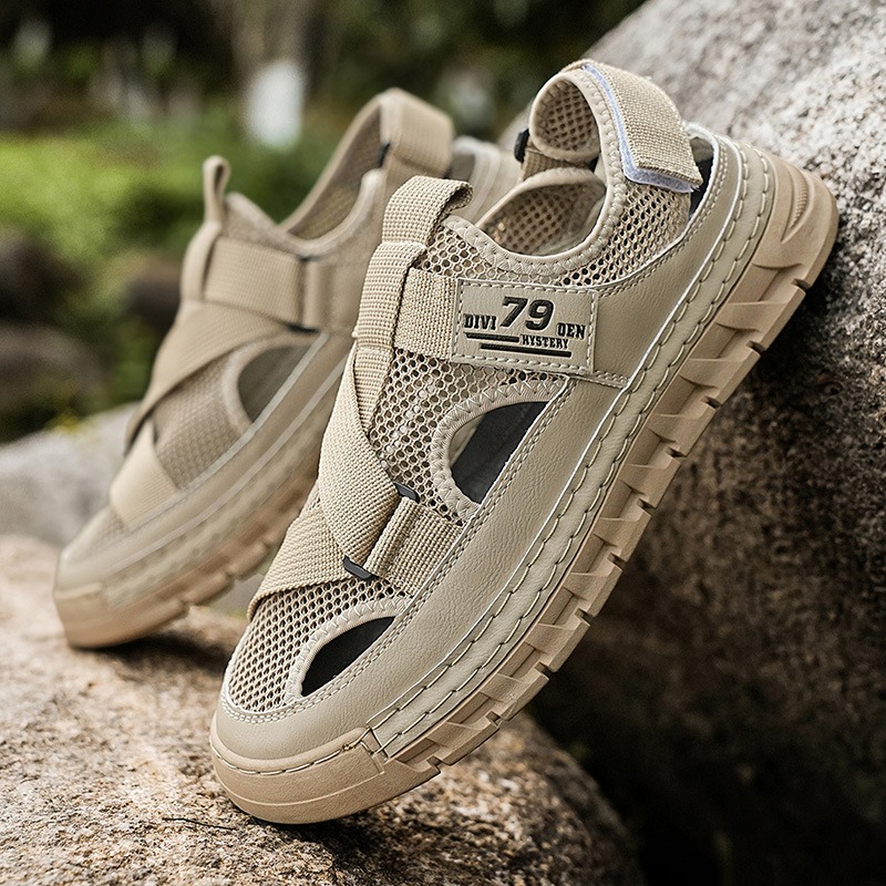 Mens Sandals Summer Mesh Breat - đánh giá và giá Outdoor Sport Outfit