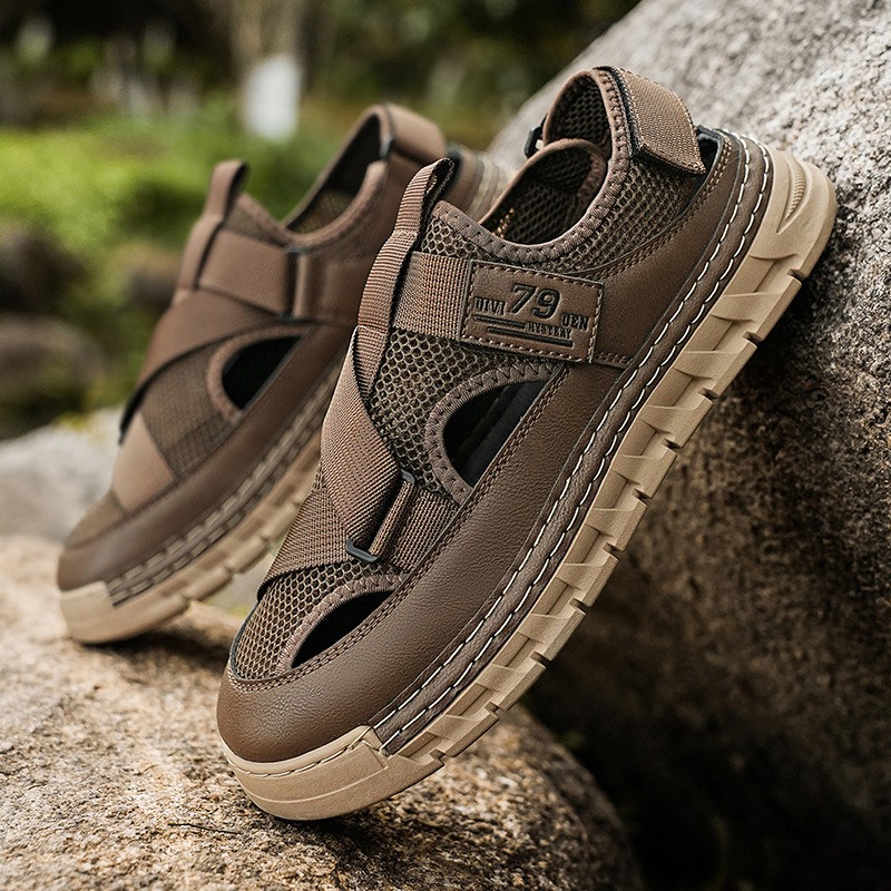 Mens Sandals Summer Mesh Breat - đánh giá và giá Outdoor Sport Outfit