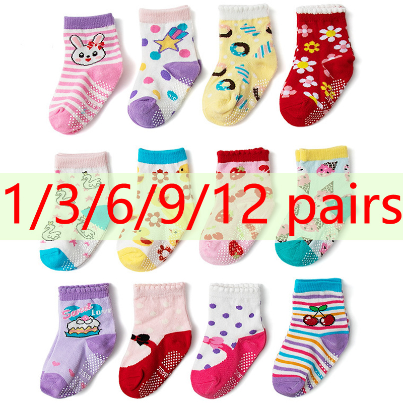 1/3/6/9/12 Pairs Kids Floor So - đánh giá và giá Trampoline Park Sock