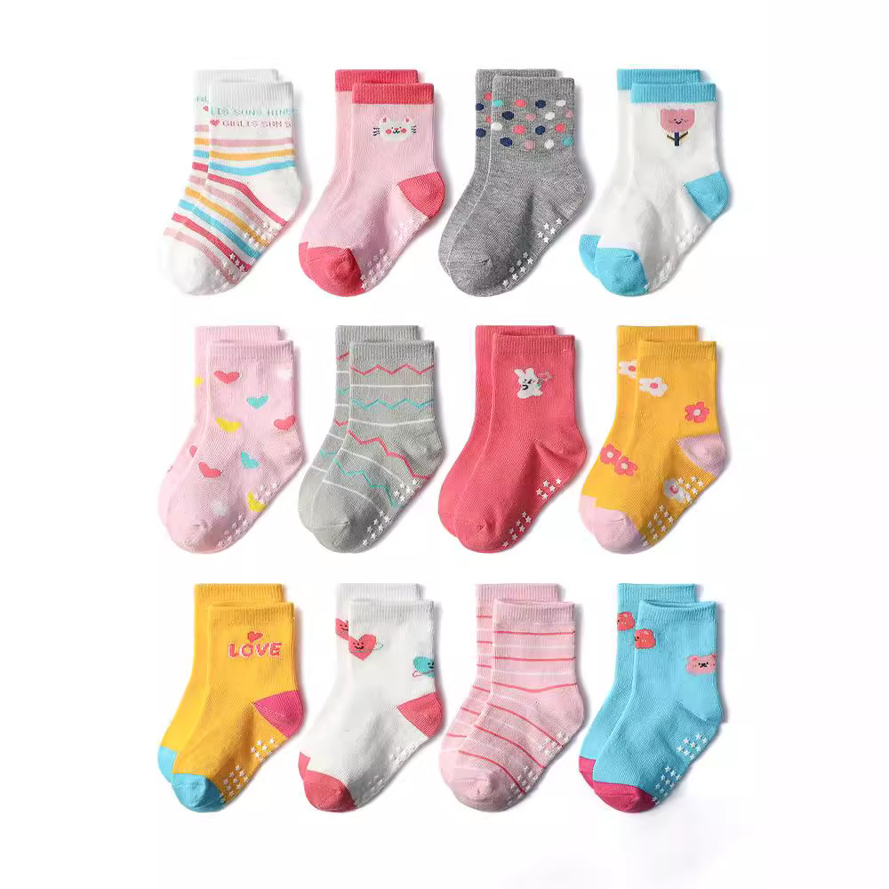 1/3/6/9/12 Pairs Kids Floor So - đánh giá và giá Trampoline Park Sock