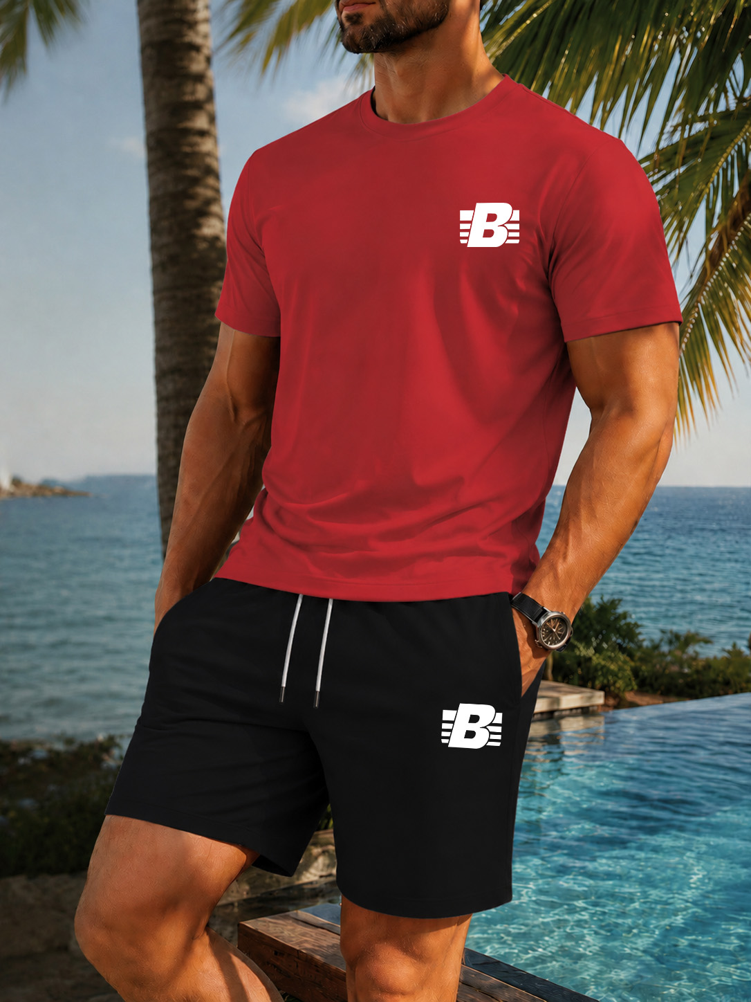 Men's 2-Piece Tracksuit Casual - đánh giá và giá Outdoor Sports Leisure