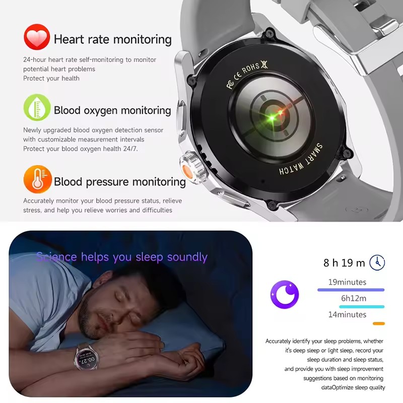 GUHUAVMI NFC Smart Watch Men A - đánh giá và giá Outdoor Sport Day