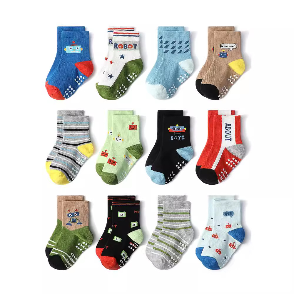 1/3/6/9/12 Pairs Kids Socks Se - đánh giá và giá Trampoline Park Sock