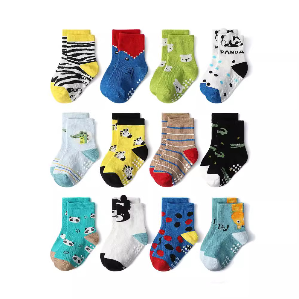1/3/6/9/12 Pairs Kids Socks Se - đánh giá và giá Trampoline Park Sock